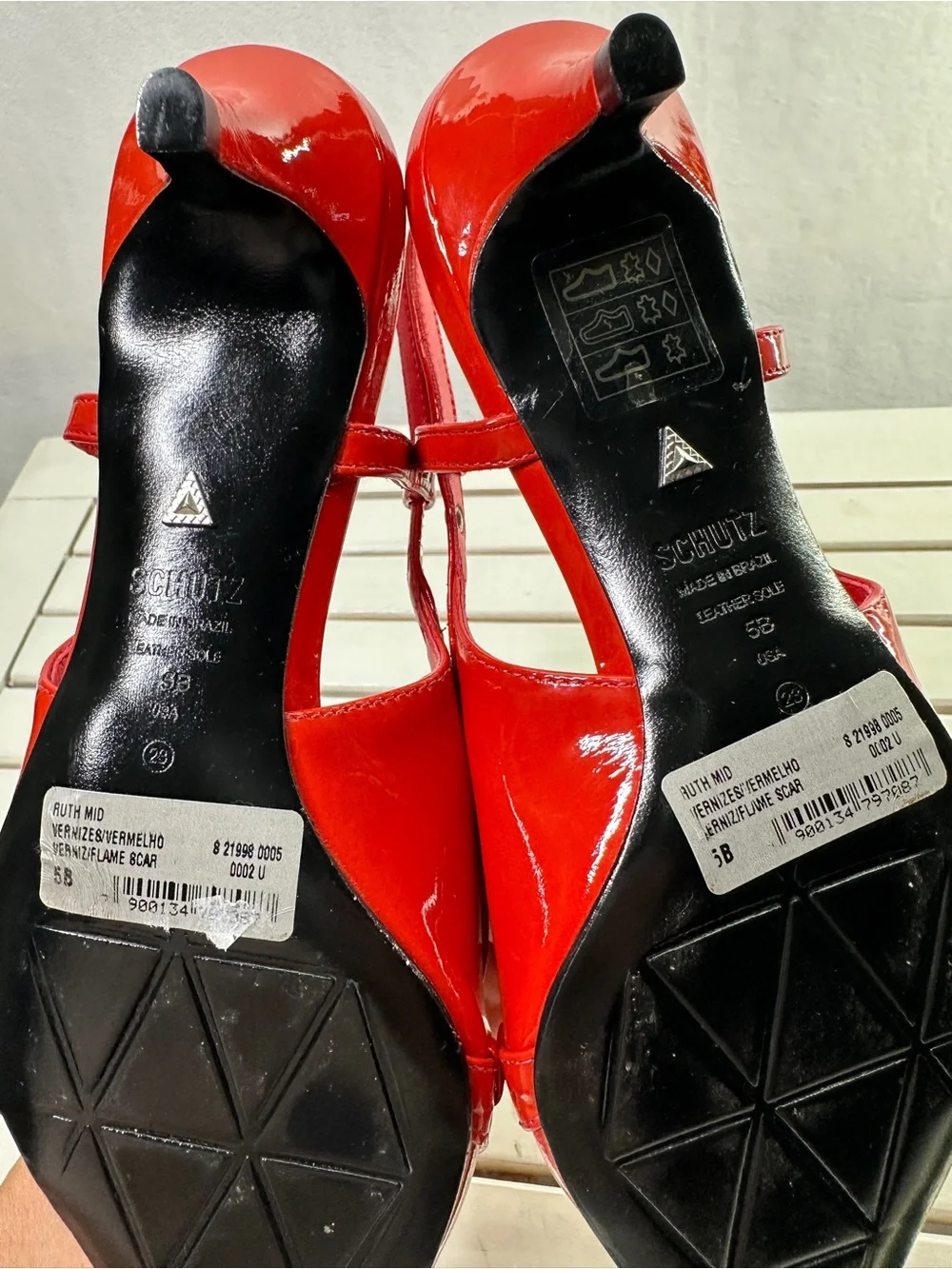 Schutz Ruth Patent Pump, Red - Picture 9 of 9